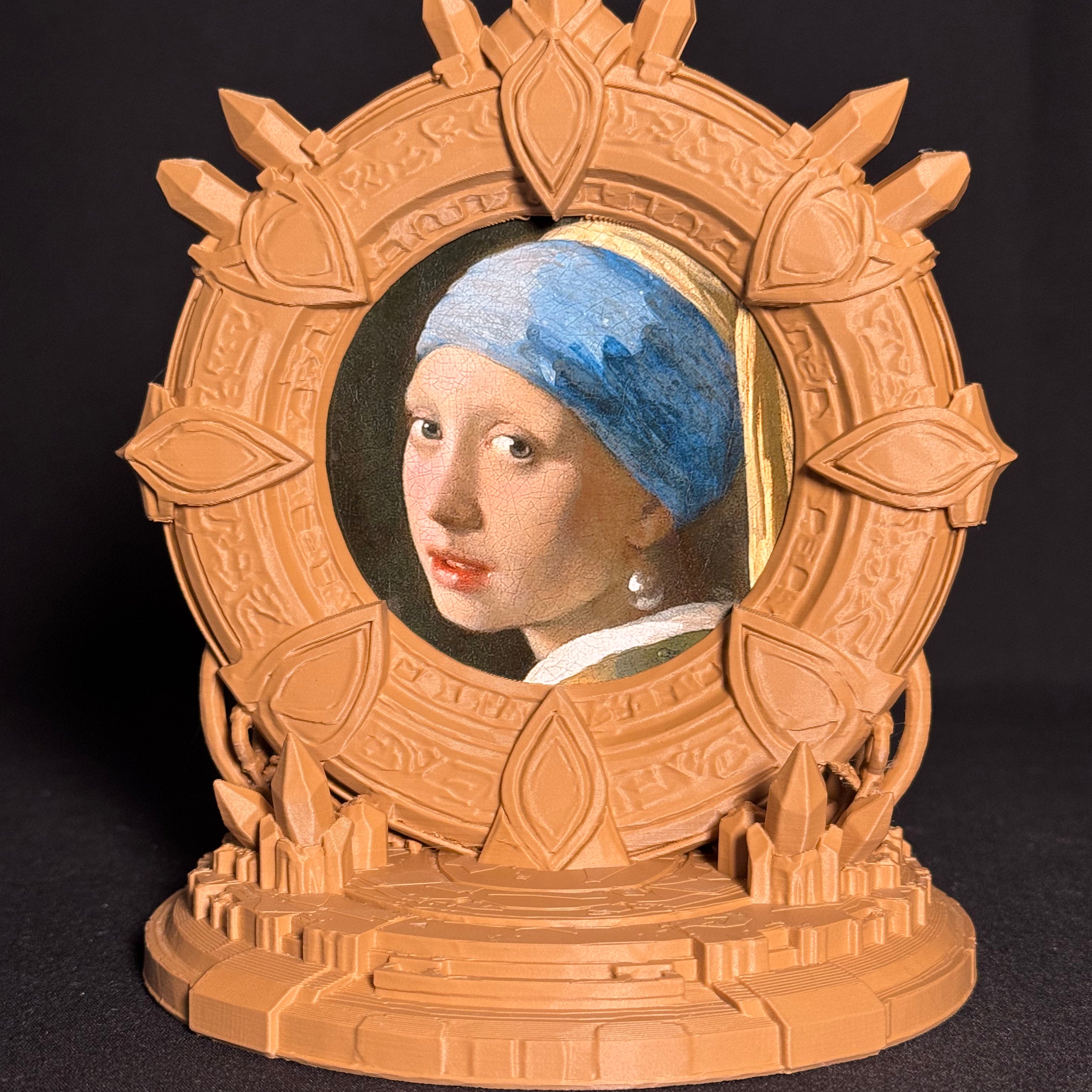 Stargate Celestial 3D-printed picture frame, double-sided