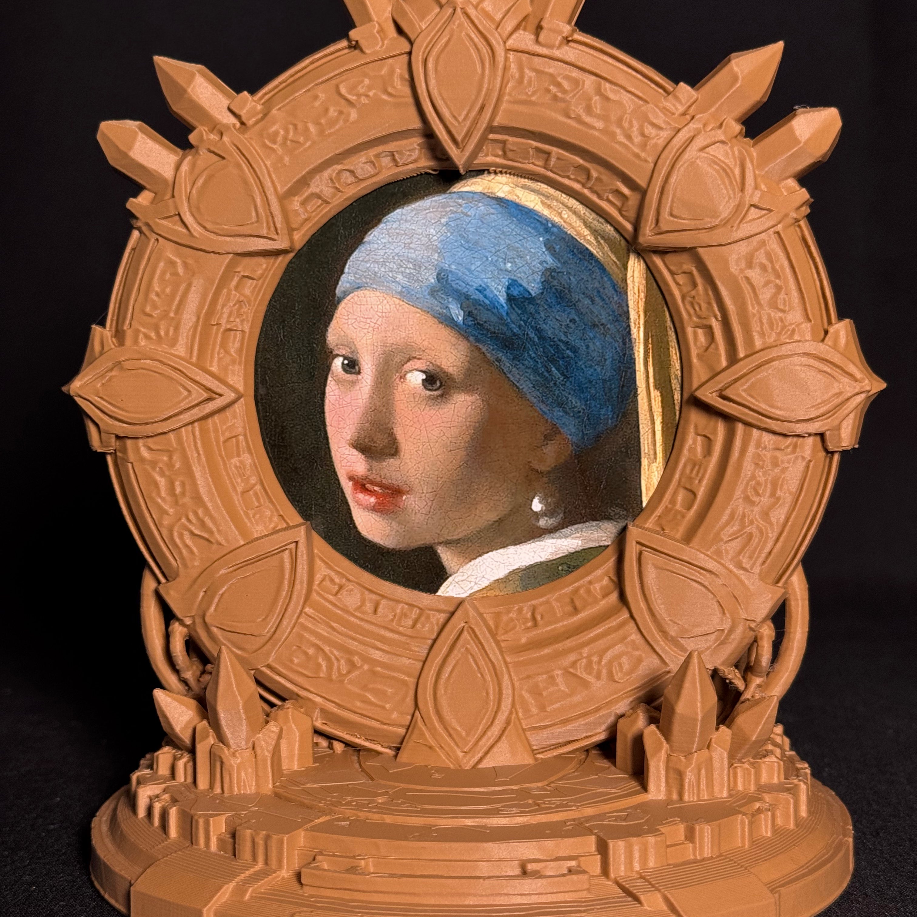 Stargate Celestial 3D-printed picture frame, double-sided