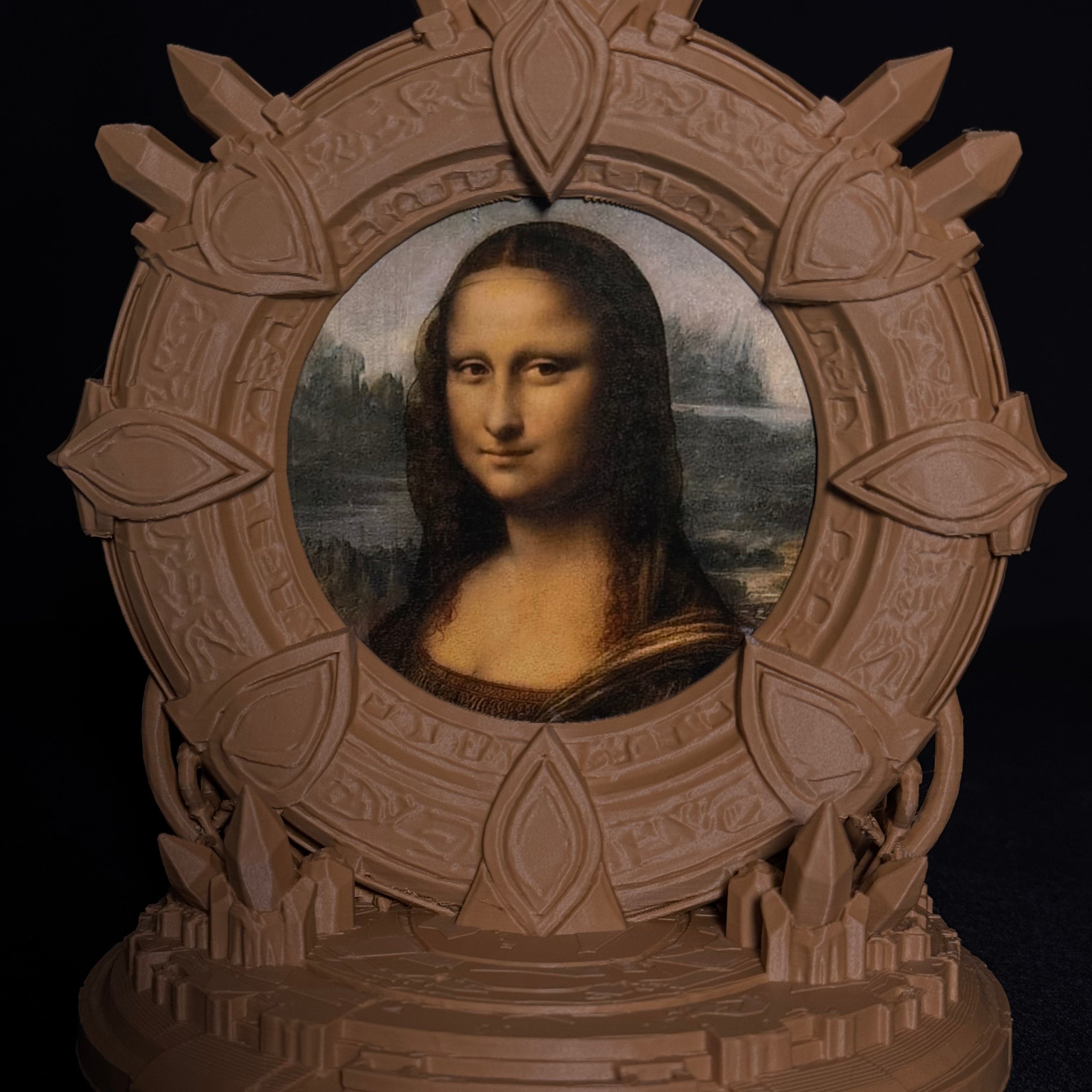 Stargate Celestial 3D-printed picture frame, double-sided