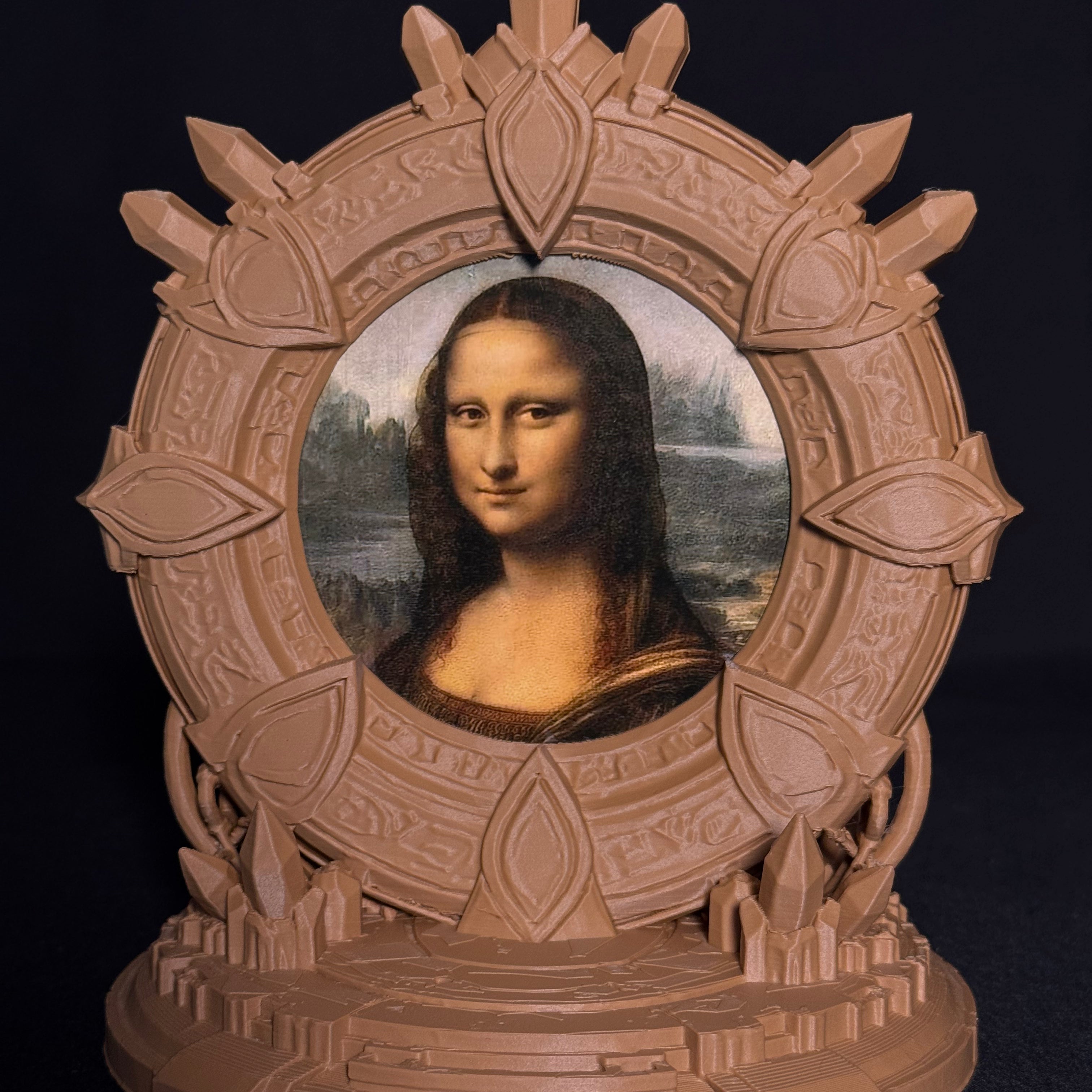 Stargate Celestial 3D-printed picture frame, double-sided