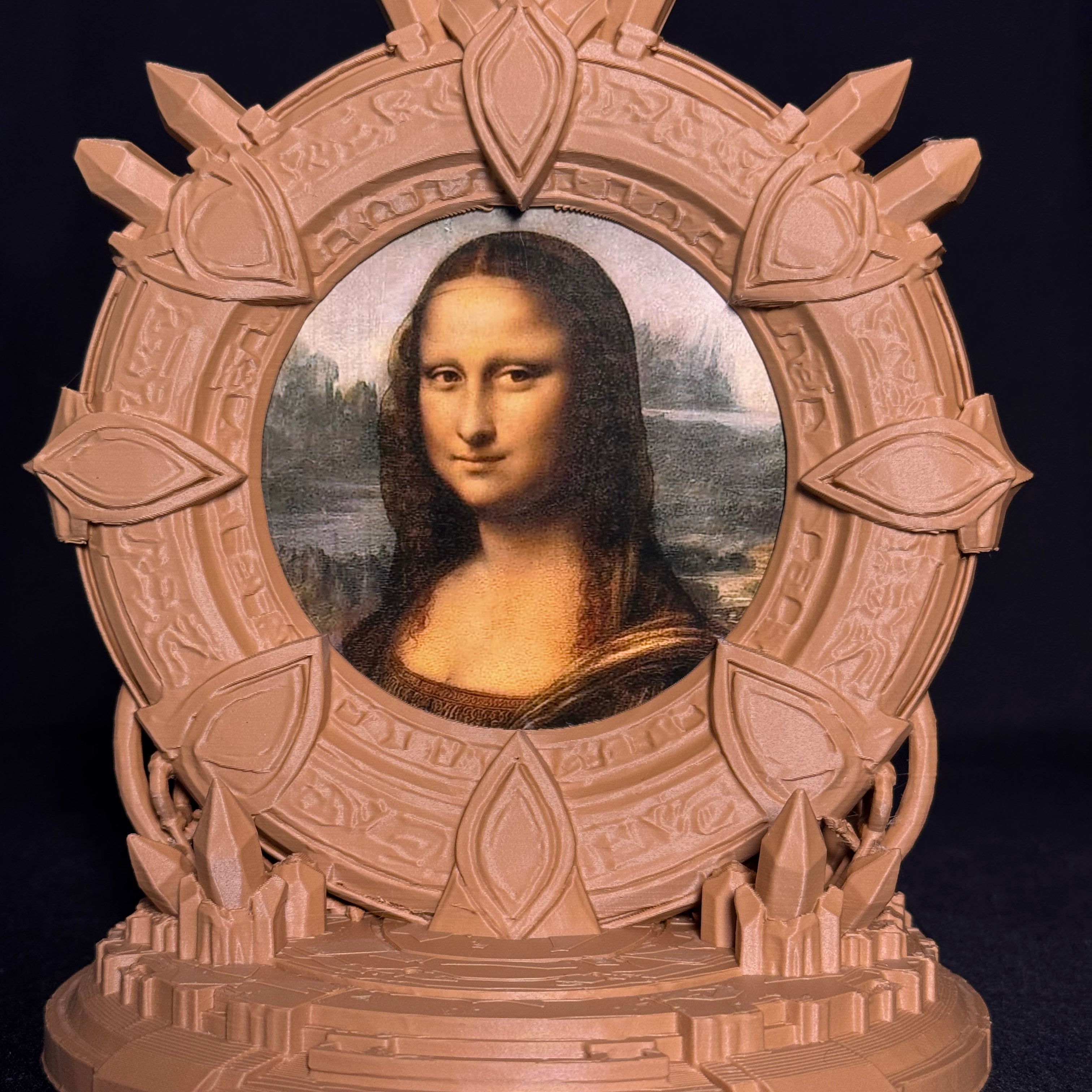 Stargate Celestial 3D-printed picture frame, double-sided