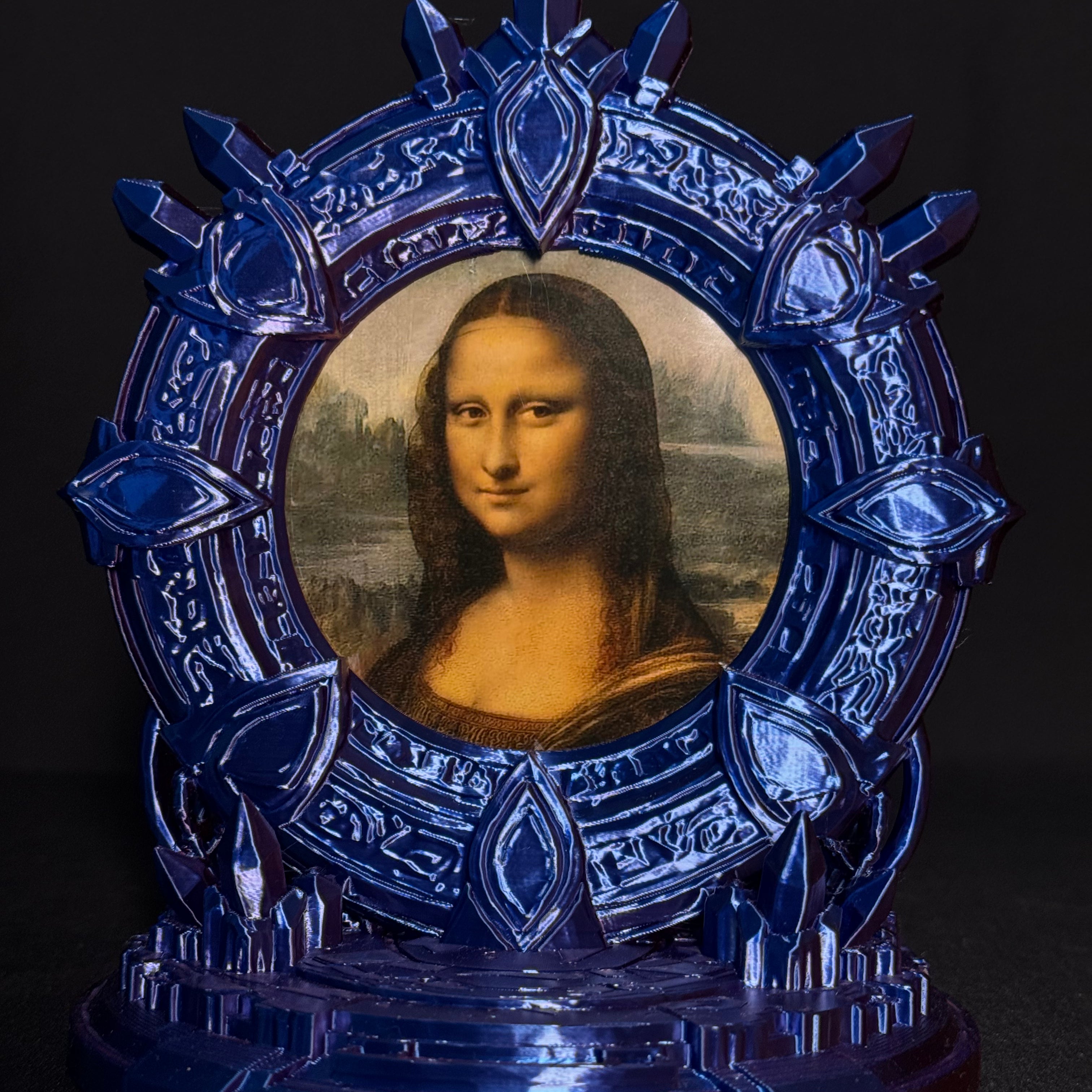 Stargate Celestial 3D-printed picture frame, double-sided