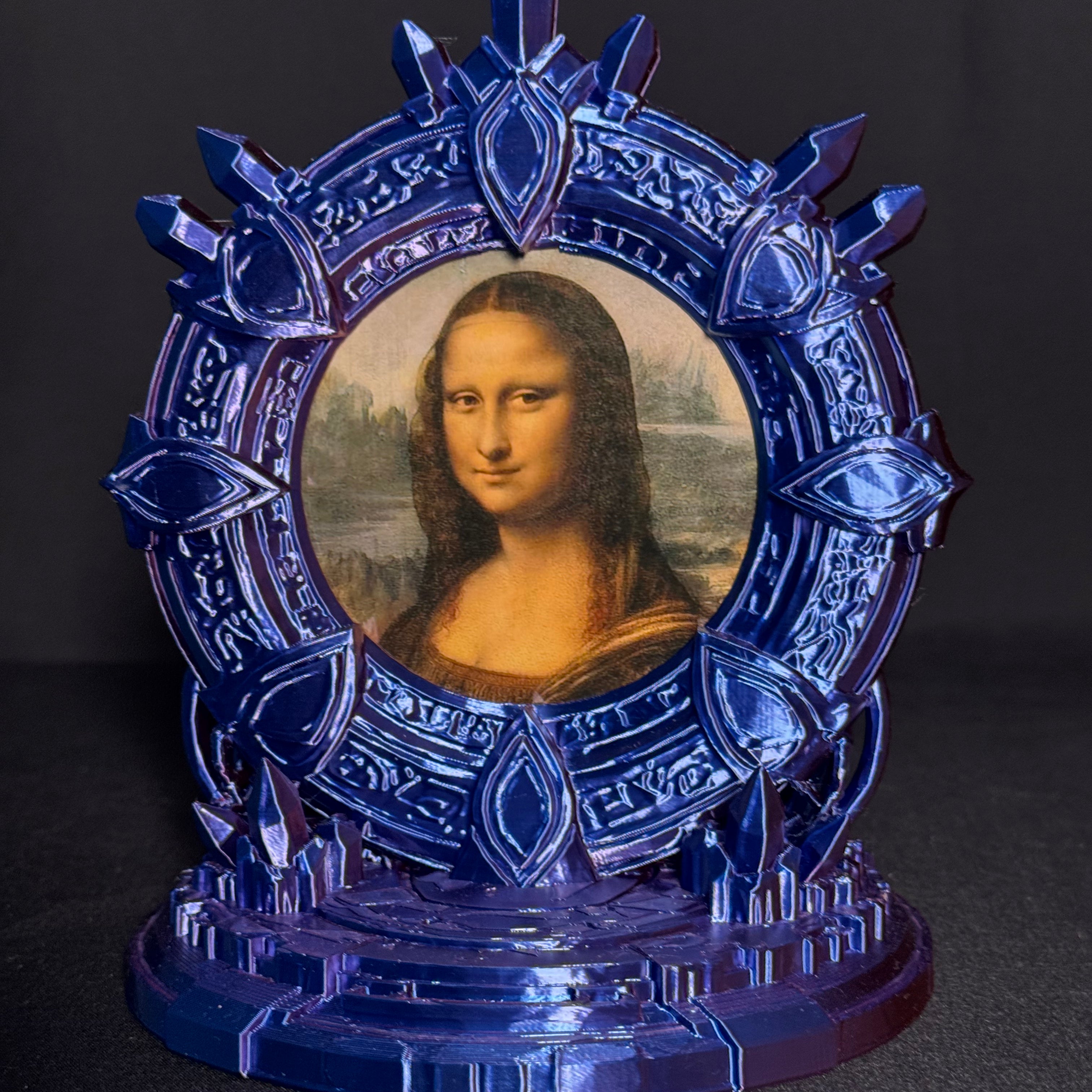 Stargate Celestial 3D-printed picture frame, double-sided
