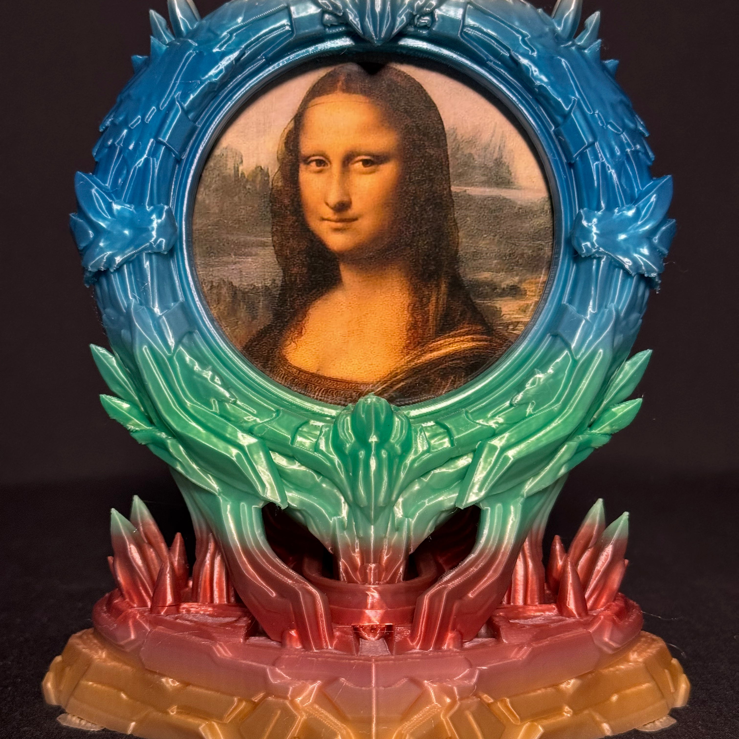 Stargate ForestTree 3D-printed picture frame with a branching tree silhouette