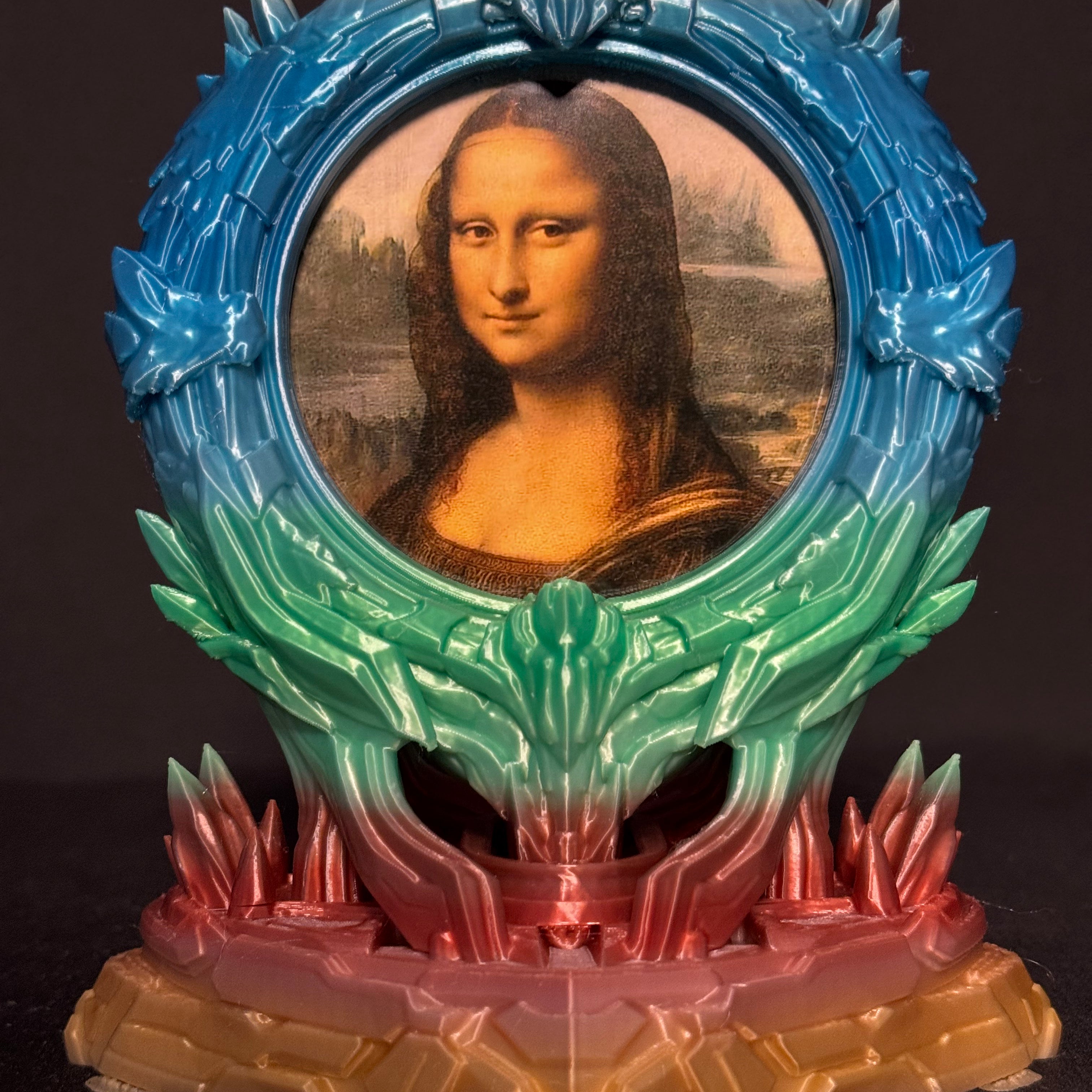 Stargate ForestTree 3D-printed picture frame with a branching tree silhouette