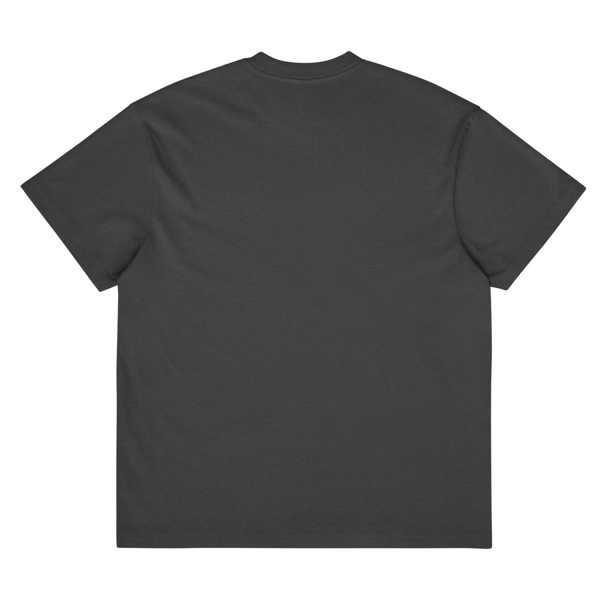 I See You cotton box t-shirt in Vintage Black, flat back: plain back, no print