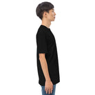 Neural Star Tree premium heavyweight t-shirt in Black, right side view